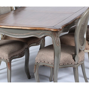 Gran oferta indonesio clásico Vintage No. 1705 juego de sillas de comedor respetuoso con el medio ambiente madera tradicional para Home Hotel - Product Image 5