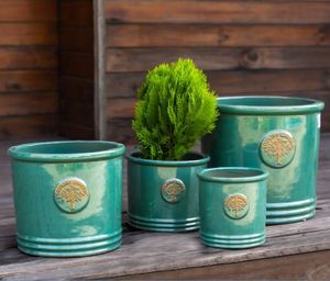 [Leo Nguyen Le] - Venta al por mayor de fábrica: Maceta de cerámica extragrande de primera calidad para jardín/exterior, esmaltada a mano, con la mejor calidad. - Product Image 1