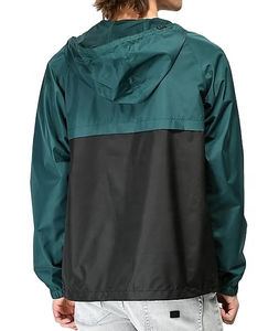 Haute qualité en gros 100% Nylon course imperméable coupe-vent coupe-vent veste pour hommes 2025 coupe ajustée - Product Image 2