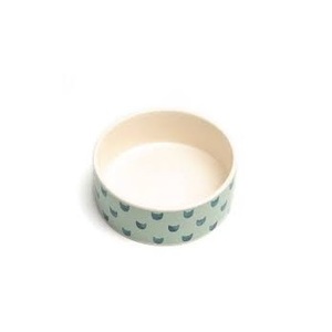 Cuenco alimentador de mármol y Metal dorado para mascotas, con superficie brillante esmaltada, tazón de alimentación con estampado personalizado para perros y animales - Product Image 4