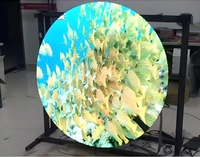 Écran circulaire d'intérieur polychrome de l'affichage à LED P1.25 pour des affaires de libre-service pour l'éducation et les magasins de détail dans les centres commerciaux