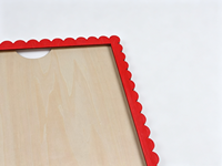 Cadre photo en contreplaqué découpé au laser avec bordure transparente, service de logo personnalisé, cadre en bois multidimensionnel pour l'affichage d'art mural intérieur