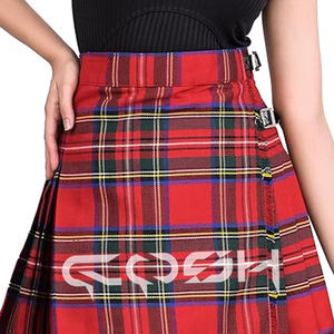 Kilts de tartan écossais de qualité supérieure Kilt traditionnel pour femmes plissé en tartan | Fournisseur de kilts à carreaux classiques - Product Image 3
