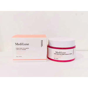Crema de Noche MediLuxe PDRN 100ml, Certificada GMP, con Cápsulas de Colágeno para una Piel Radiante, Suave y sin Acné, Crema Hidratante Nocturna con Ceramidas - Product Image 1