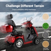 Scooter de ocio para ancianos de cuatro ruedas eléctrico tipo freno electromagnético en un coche familiar Fabricantes de comercio exterior