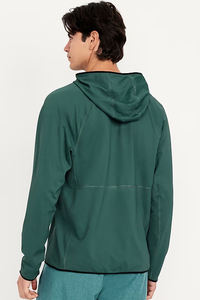 Lightweight <b>Men's</b> <b>Green</b> Pullover <b>Hoodie</b> for Winter for Workouts Running or Casual Wear with Digital Printing - Product Image 2