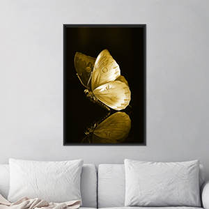 Toile imprimée élégante : Décoration animale moderne, toile encadrée noire - Product Image 1