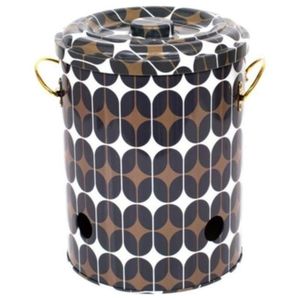 Kontensan EF1809Z 5L Metal Food <b>Storage</b> <b>Bin</b> Fog Color for Potatoes & Onions - Product Image 1