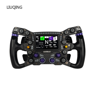 พวงมาลัยคาร์บอนไฟเบอร์สำหรับเกมแข่งรถ Conspit MAX 01 ขนาด 300 มม./11.8 นิ้ว พร้อมหน้าจอสัมผัส 4 นิ้ว ระบบ Force Feedback แบบ F1 เชื่อมต่อผ่าน USB โดยตรง รองรับ Moza - Product Image 1