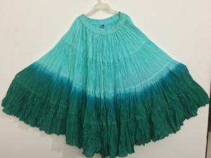 Faldas de baile egipcio de EE. UU., falda de danza del vientre de algodón redondo de 25 yardas, ropa de fiesta con tinte de corbata, ropa de mujer, falda Tribal Desert Muse - Product Image 2