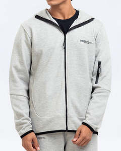 ชุดวอร์ม2ชิ้น100% โพลีเอสเตอร์สำหรับผู้ชายเสื้อวอร์มมีซิปและกางเกง - Product Image 4