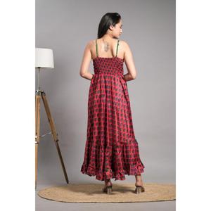 Robe de soirée en soie vintage vêtements de plage vêtements d'été robe dos nu - Product Image 5