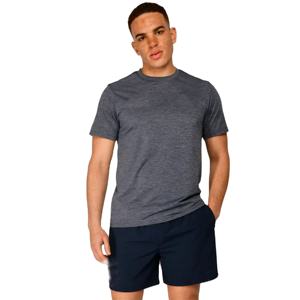 Camiseta duradera para correr de secado rápido para hombre, ropa deportiva informal para correr, ejercicio, manga corta, patrón sólido, tela de punto - Product Image 1