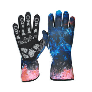 Dernier arrivage de gants complets pour entraînement de karting Gants de sport respirants, coupe-vent, imprimés avec écran tactile - Product Image 3