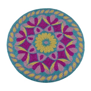 Napperons de table vintage écologiques à motifs de perles multicolores très décoratifs pour la maison et les réceptions - Product Image 1