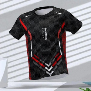 Camisetas de hombre Cool Colorful Sport T-shirt para adultos y deporte al aire libre Streetwear 3D impreso secado rápido transpirable playa camiseta - Product Image 1