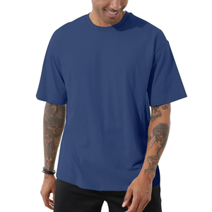 High Quality 100% Cotton Oversized Heavy <b>Tshirt</b> Custom Printing Heavyweight T Shirt Plain Blank Men's T-shirt - Product Image 1