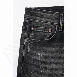 New Arrivals Casual Men Patchwork Cargo Pants <b>Soft</b> Lightweight Perfect Everyday Wear Relaxed Outfits <b>Denim</b> <b>Jeans</b> Customized - Product Image 5