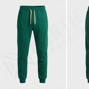 High Quality <b>Men</b> 100% Cotton Breathable Windproof Fleece Sportswear Customised Logo <b>Printing</b> Streetwear Style Hoodie <b>Trouser</b> Set - Product Image 1