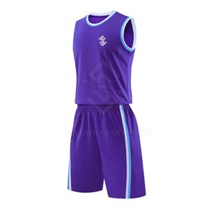 Faible MOQ, ensembles d'uniformes de basket-ball sans manches pour hommes personnalisés, respirants, de haute qualité, dernier design, impression de logo personnalisée, 100% - Product Image 2