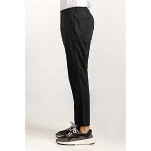 Pantalón Oxford Negro de Algodón MN-TRKH- WV23-004 B, Estilo Clásico, Corte Recto, Logotipo Personalizable, Cierre de Cremallera, Ligero, Tallas XL a 6XL - Product Image 3