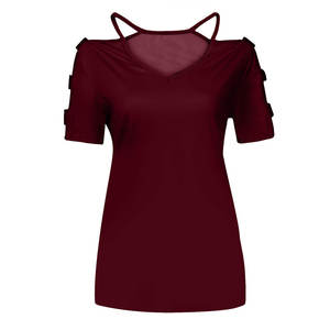 Camisetas Transpirables de Bajo Precio para Mujer, Camisetas de Manga Corta con Estampado para Adultos, Disponibles en Existencia, Camisetas para Mujer - Product Image 6