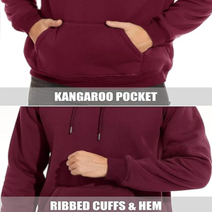 Jersey grueso invierno forro polar con capucha 100% algodón hombres sudaderas con capucha último estilo hombres sudaderas con capucha - Product Image 5