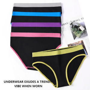 Ropa Interior de Punto sin Costuras de Tiro Medio, Transpirable, para Uso Diario, Estilo Hipster para Mujer, Sexy, para Yoga, en Varios Colores - Product Image 2