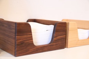 Most Selling <b>Rustic</b> Wooden Napkin Holder with Smooth Finish for Home Dining and Commercial Use Available at Best Price - Product Image 3