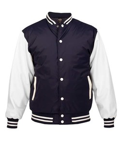 โรงงานผลิตเสื้อแจ็คเก็ต Varsity แบบ OEM ขายส่ง รับผลิตตามแบบ พร้อมสกรีนโลโก้ เสื้อแจ็คเก็ตเบสบอลสไตล์วิทยาลัย แฟชั่นสตรีทแวร์ เสื้อผ้าลำลองสำหรับผู้ชายและผู้หญิง - Product Image 1