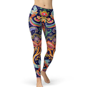 Leggings Deportivos de Alta Calidad para Mujer, Diseño Sublimado Personalizado, Venta al Por Mayor, para Yoga, Ejercicio y Running - Product Image 2