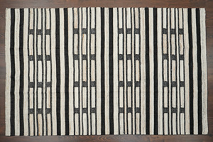 Tapis en laine tissés à la main Kilim modernes, neufs, moelleux, géométriques, élégance culturelle, pour propriétaires exigeants, présentation du fabricant - Product Image 5
