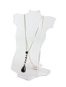 2025 élégant et beau personnalisé blanc et noir acrylique pendentif modèle support bijoux affichage accessoires - Product Image 5