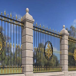 Clôture en fer forgé fabriquée au Vietnam 100 pour cent d'ingrédients du Vietnam clôture en acier durable et panneaux de clôture extérieure - Product Image 1