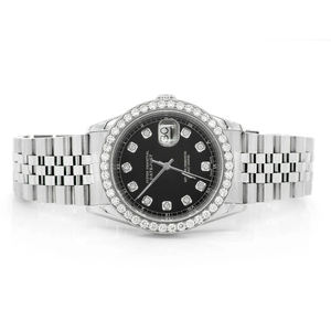 Reloj Monarch Antiguo de Cuarzo y Moissanita con Acero Inoxidable, Diamantes VVS, de Lujo para Hombre, con Logotipo Personalizado, Venta al Por Mayor, Pasa Prueba de Autenticidad, Directo de Fábrica - Product Image 1