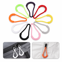 Tirant de fermeture éclair en TPU en forme de U personnalisé, moulé par injection, semi-rond, pour sac à dos, vêtement, accessoires de plein air