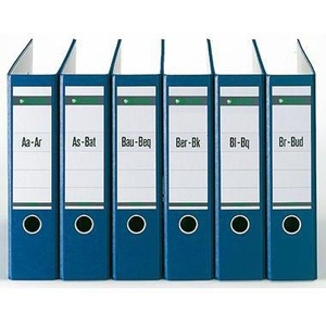 A-Z Register Leitz DIN A4 Extra Wide Rope Recycled <b>Grey</b> 90 Register Sheets for Office Use - Product Image 3