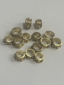 Hecho a mano plata esterlina encontrar pelo artículo joyería 10MM sin piedras preciosas para mujeres y niñas por precio al por mayor - Product Image 3