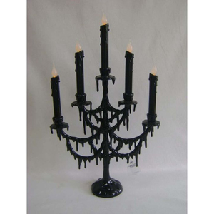 Christmas Gift <b>Candlestick</b> Holder Metal Home Decoration 5 Arm Crystal <b>Glass</b> Votive Holder Silver Finished Tabletop Candelabra - Product Image 4