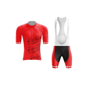 ชุดปั่นจักรยานผู้ชายแขนสั้นแบบโปร ดีไซน์น่ารักทันสมัย แห้งเร็ว ระบายอากาศได้ดี - Product Image 2