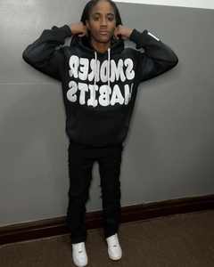 เสื้อครอปผ้าฝ้ายสำหรับผู้ชายเสื้อครอปแบบวินเทจผ้า100% มีฮู้ดปักลาย - Product Image 5