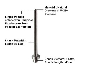 Bijoux Diamant Pneumatique 16 Facettes Diamant Point Dull Martelage Pin Outil pour Or Argent - Product Image 4