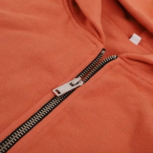 แจ็กเก็ตมีฮู้ดแบบสวมหัวรุ่นเฮฟวี่เวทเทอร์รี่ใส่ได้ทั้งชายและหญิงธรรมดาพิมพ์ลายดิจิตอลสำหรับฤดูหนาวสีแดง DP - Product Image 2