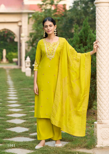 Dhwaja Export Premium Viscose Lourde simmar Salwar Kameez Top Full Inner Dupatta Jacquard Banarasi - Product Image 5