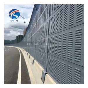 Barrière antibruit à persiennes extérieure en bordure de route personnalisée barrière antibruit et insonorisée clôture de protection acoustique à commande sonore - Product Image 1