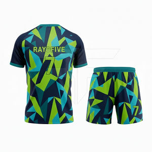 Uniformes de Fútbol para Entrenamiento al por Mayor, Hechos en Pakistán, Alta Calidad, 100% Poliéster, Transpirables, Conjuntos de Uniformes de Fútbol sin Mangas con Calcetines - Product Image 2