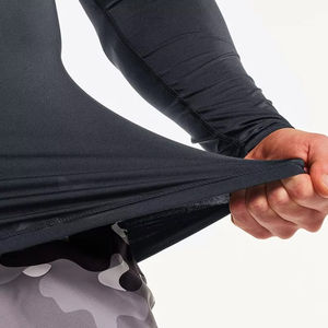 Vente en gros Couche de base à séchage rapide pour hommes Compression sous les couches de base Tops Vêtements de course Jogging Respirant - Product Image 2