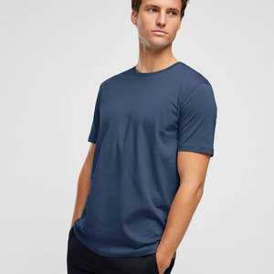 Camiseta de Hombre, Informal, Lisa, de Algodón HD, Cuello Redondo - Product Image 5