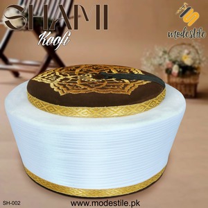 หมวกมุสลิมอิสลามหมวก kufi หมวก Shami, SH-002, imamah turban, sunnah Topi, Eid ramadan Headwear, ขายส่งโลโก้ที่กำหนดเอง - Product Image 2