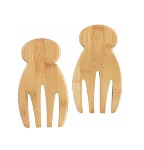 Cuchara de servidor de ensalada de madera excelente, ayudante de mano, garras de servidor de madera, cuchara de mano portátil para servir de madera - Product Image 6